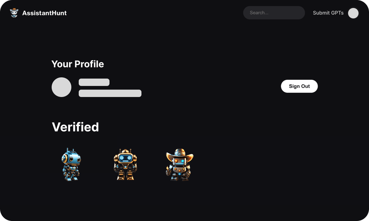 Check your Profile page
